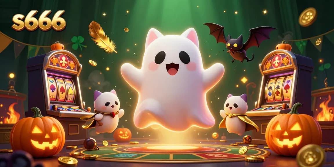 Embark on an exciting adventure in the haunted casino universe of s666 with a ghost cat and tokens
