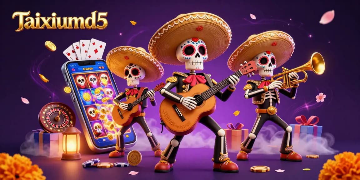 Experience the thrill of Taixiumd5 as a colorful mariachi band engages in high-stakes gambling fun.