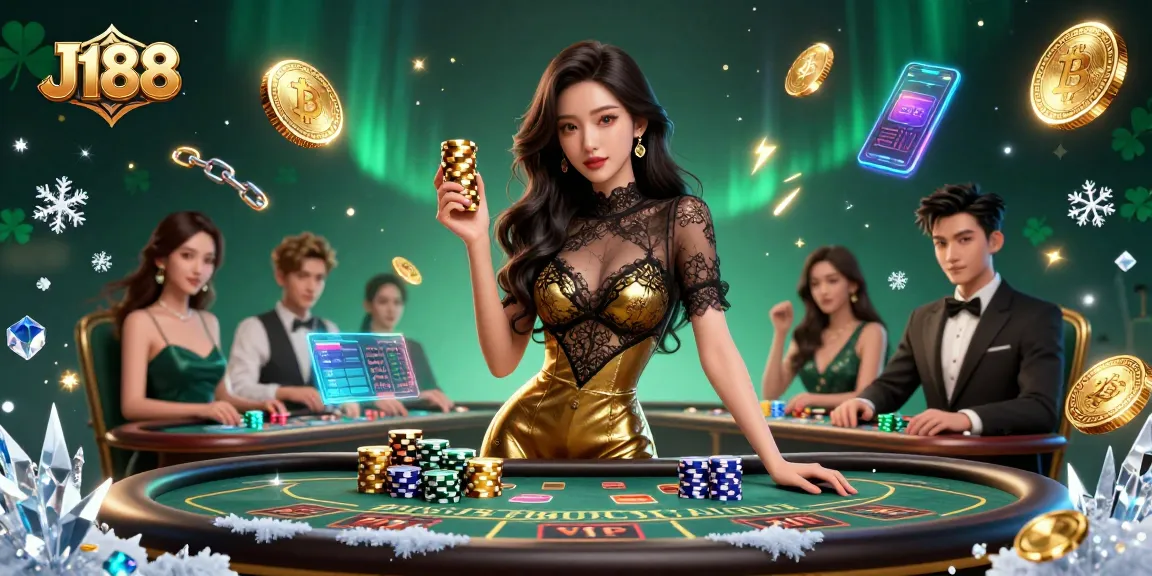 Experience the excitement at J188, where glamorous plays meet cryptocurrency rewards.