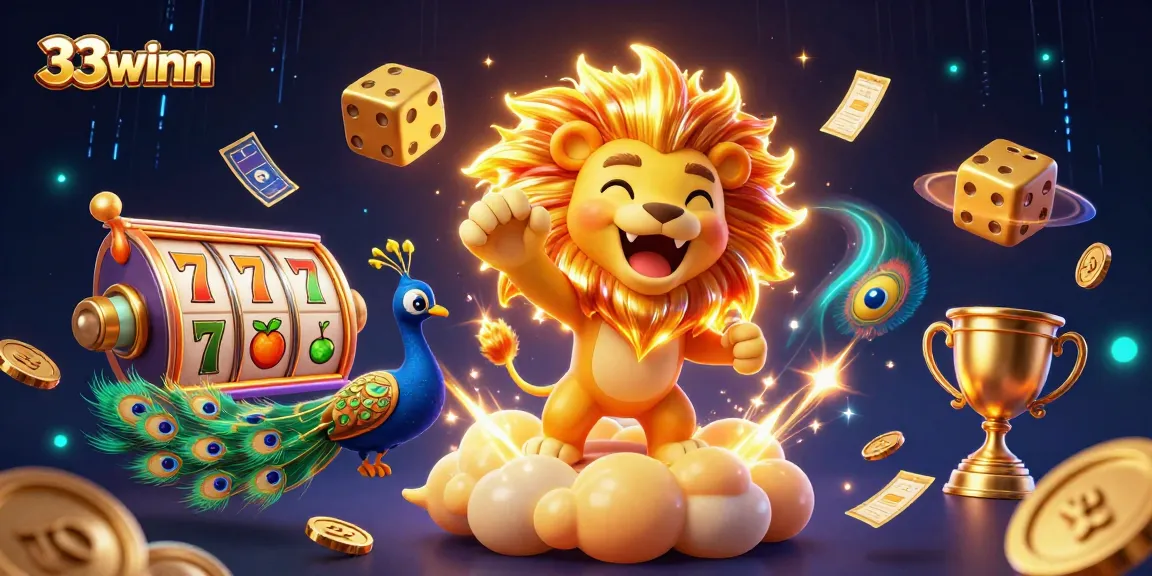 Experience thrilling gameplay with 33winn's exciting slot jackpots surrounded by dazzling visual elements.