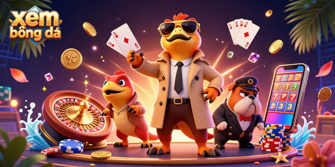 Watch xem bóng đá in action as three raptors cleverly disguise themselves, revealing a fun casino atmosphere.